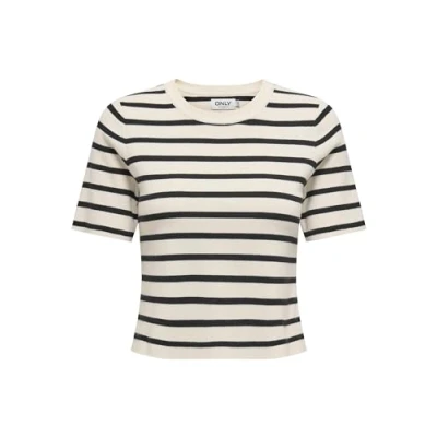 Bild av ONLY FIE Tshirt med print, Storlek: XL, Cloud dancer