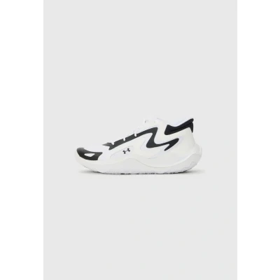 Bild av Under Armour JET 25 Unisex Basketsko, Storlek: 42, White/black Konstmaterial/textil