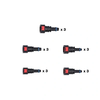 Bild av Blandade raka AdBlue® snabbkopplingar 15 st Tool Connection
