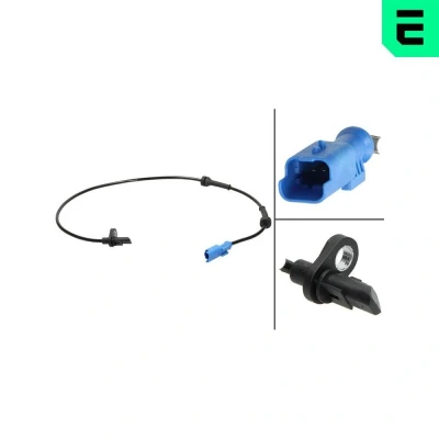 Bild av OPTIMAL 06 S551 Capteur ABS actif 681, 729 PEUGEOT: 207 3/5 portes, 208 I SW, CITROËN: C3 Picasso, C Elysée Berline