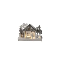 Bild av Konstsmide Christmas LED adventsstake Hus och bageri batteri drift