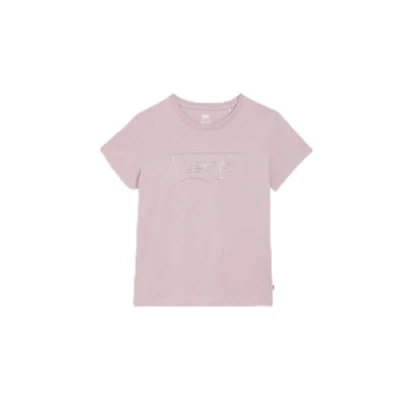 Bild av Levi&#039;s THE Perfect TEE Tshirt med print, Storlek: XS, Shimmer bw keepsake lilac