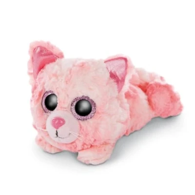 Bild av NICI Glubschis: Original Glubschis Katt Dreamie 15cm Liggande kattunge med stora, glittrande ögon Fluffiga mjukisleksaker för goseälskare