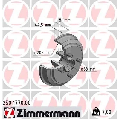 Bild av Bromstrumma Zimmermann 250.1770.00