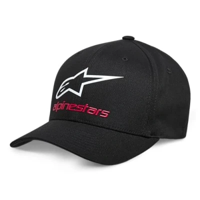 Bild av Alpinestars Svart Flexfit Keps Always 2.0 Hat Black/White/Red @ Hatstore