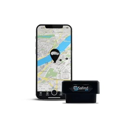 Bild av Salind OBD GPS Tracker for Cars and other vehicles Direct connection to 2 interface Online real time tracking Live via App browser (iOS Android)