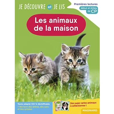 Bild av Les animaux de la maison: premières lectures, découvertes