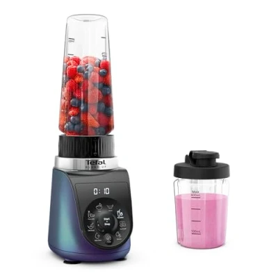 Bild av Tefal BL19H4 Blend Up kraftfull minimixer, kompakt, 8 automatiska program, Ice Crush funktion, mångsidig, Powelix knivar, enkel rengöring