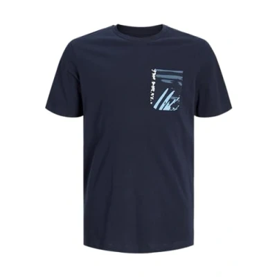Bild av Jack &amp; Jones Jjhawaii Pocket Tee Ss Jnr, Sky Captain, 128