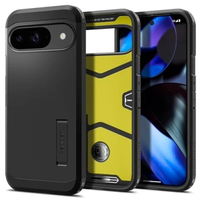 Bild av Spigen Tough Armor TPU Back Cover Svart Google Pixel 9/9 Pro