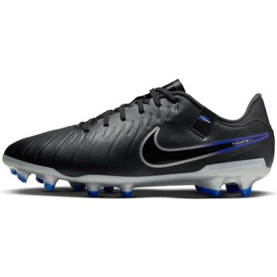 Bild av Nike Performance Legend 10 Academy FG/MG Fotbollsskor fasta dobbar, Storlek: 38, Black/chrome/hyper royal Skinnimitation/textil