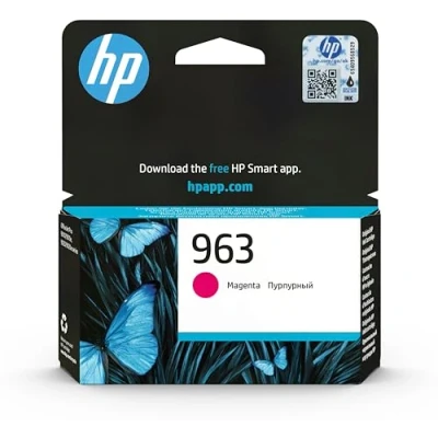 Bild av HP 3JA24AE 963 original bläckpatron, magenta, singelförpackning