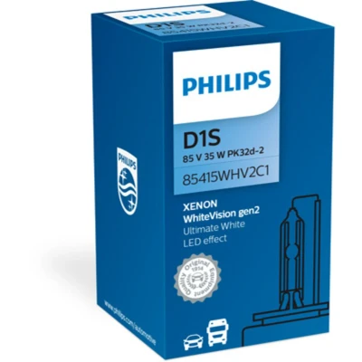 Bild av PHILIPS 85415WHV2C1 Ampoule, projecteur longue portée D1S 85V 35W 5000K Xénon BMW: 1 Coupe, 5 portes, 3 Berline, OPEL: Insignia A 3/5 portes