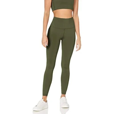 Bild av Amazon Essentials kvinnors aktiv skulptur hög midja fullängdsleggings (finns i plusstorlek), oliv, medium