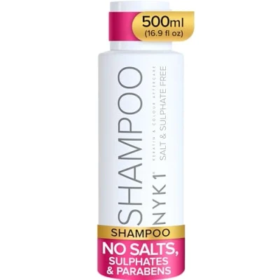 Bild av SALT och SULFATFRI SHAMPOO (500 ml) för användning EFTER KERATINBEHANDLINGAR FÄRGBEHANDLAD HÅR Organisk eftervård män kvinnor. Inget salt, sulfat eller natrium