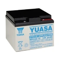Bild av Yuasa NPC24 12, Slutna blybatterier (VRLA), 12 V, 1 styck, Svart, Vit, 24 Ah, 9 kg