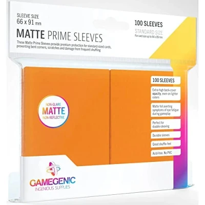 Bild av Gamegenic GGS11035ML Matte Prime Sleeves (100 Pack), Orange