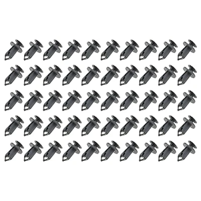 Bild av 50 x Grå Längre Trim Panel Fixering Foder Clips Matta Kompatibel med Transporter T4 T5