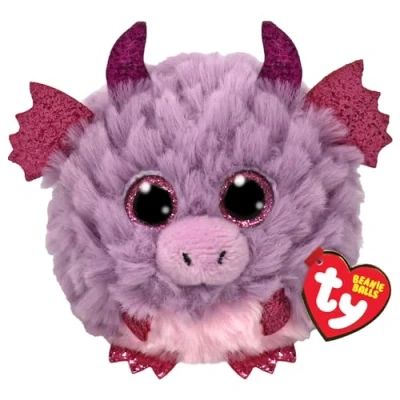 Bild av TY Spark Dragon Beanie Bolls Squishy Baby Soft Plush Toys Collectible Cuddly Fylld Teddy