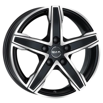 Bild av MAK King5 Black Machined Face 7,5x17 5/112 ET51 B66
