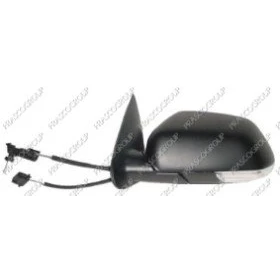 Bild av Rétroviseur extérieur Prasco SK0247124 gauche avec couche d&#039;apprêt ajustable de l&#039;intérieur, Ajustage par câble, asphérique SKODA: Octavia 2 Combi