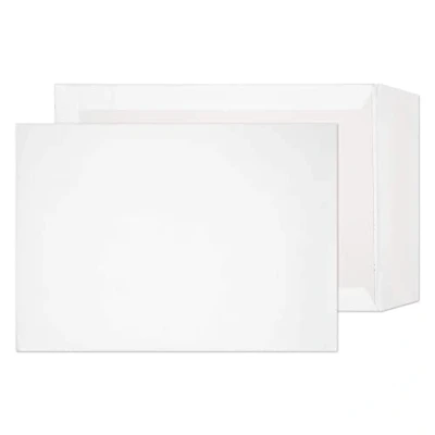 Bild av Blake Purely Packaging 8111 kuvert med kartong baksida självhäftande lim vit B4 352 x 250 mm 120 g/m² 125 stycken