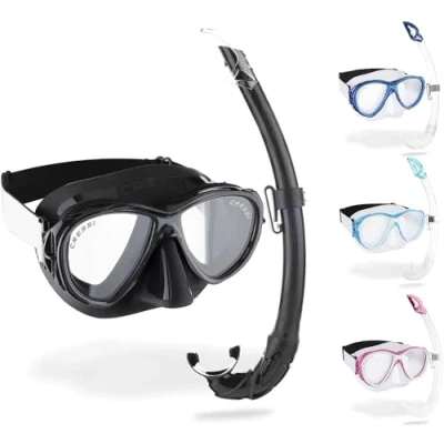 Bild av Cressi Samoa Tx Snorkelset Durchsichtig