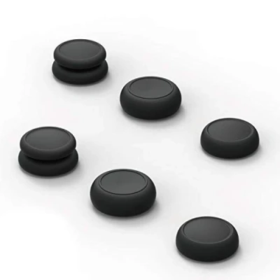 Bild av Skull &amp; Co. Skin, CQC and FPS Thumb Grip Set Joystick Cap Analog Stick for Steam Deck/Steam Deck OLED ROG Ally/ROG Ally X Black, 3 Pairs(6pcs)