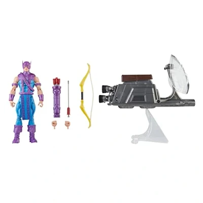 Bild av Marvel Hasbro Legends Series Hawkeye with Sky Cycle Avengers 60th anniversary samlarobjekt 15 cm actionfigur