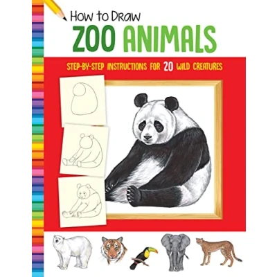 Bild av How to Draw Zoo Animals: step by instructions for 20 wild creatures