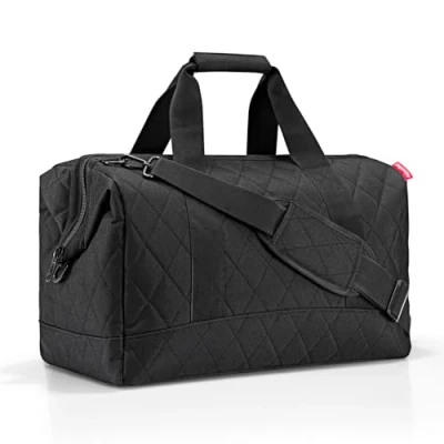 Bild av reisenthel Unisex allround L shoppingkorg, Rombus svart, Large, modern