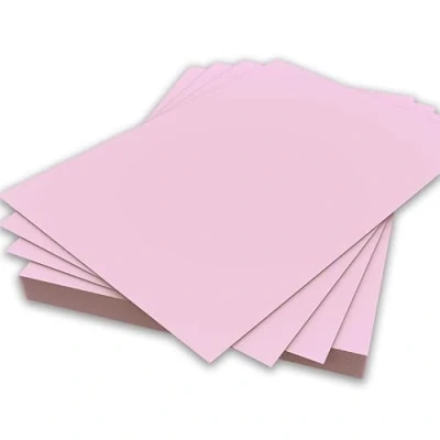 Bild av A4 ljusrosa färgpapper 80 gsm ark dubbelsidigt skrivarpapper kopiator Origami Flyers ritning skola kontor tryck 210 mm x 297 (A4 papper 50 ark)