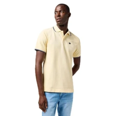 Bild av Wrangler Short Sleeve Regular FIT Piké, Storlek: XXL, Yellow