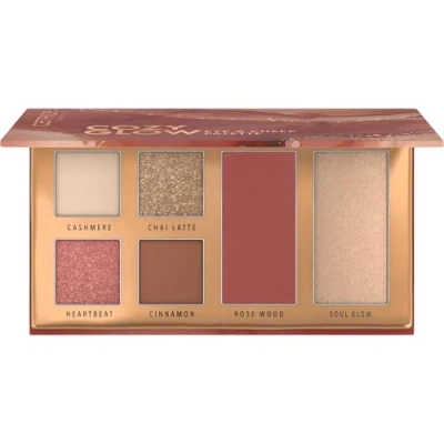 Bild av Catrice Cozy Glow Eye &amp; Cheek palett, rougepalett, flerfärgad, 6 färger, långvarig, skimrande, matt, vegansk, utan parfym, alkohol, parabener, 1 pack (10 g)