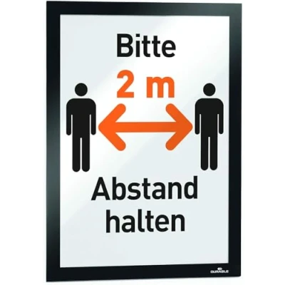 Bild av Durable 489901 inforam Duraframe® A4, självhäftande magnetram, 1 pack, svart