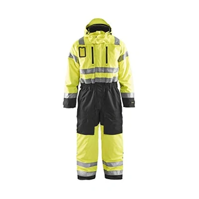 Bild av VARSELOVERALL 6763 1977 VINTER VARSELGUL/SVART D96 Beijerbygg Byggmaterial