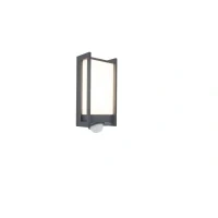 Bild av LUTEC LED utomhusvägglampa Qubo med rörelsesensor
