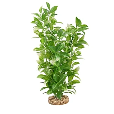Bild av Fluval Aqualife vit tippad Ludwigia växt, plast akvarieväxt dekoration 35,56 cm