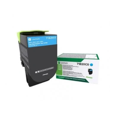 Bild av Lexmark Return Program Toner X317 / 71B20C0 Cyan Tonerkassett Blå