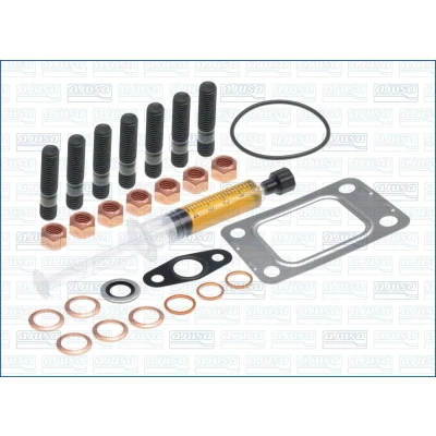 Bild av AJUSA JTC11029 Kit de montage, compresseur with studs, syringe oil avec joints instructions montage SAAB: 9 5 Break, 3 3/5 portes