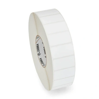 Bild av Zebra CryoCool 8100T Polyester permanent akrylhäftning satinvit 30 x 15 mm 13290 etikett (er) (3 rulle/rullar 4430) etiketter