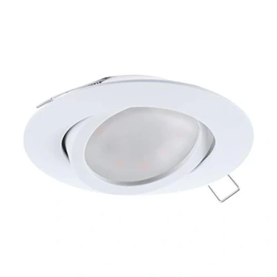 Bild av EGLO Tedo, Nedtryckbar spotlight, Glödlampan/ lamporna kan inte bytas ut, LED, 5 W, 3000 K, Vit