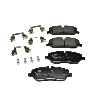 Bild av HELLA 8DB 355 011 971 Jeu de plaquettes frein préparé pour indicateur d&#039;usure avec vis d&#039;étrier accessoires