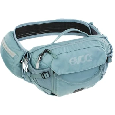 Bild av EVOC HIP PACK PRO E RIDE 3 midjeväska för elcykelturer och leder (3 liters kapacitet, AIRFLOW CONTACT system, AIRO FLEX höftbälte, VENTI FLAP flaskhållare), färg: stålgrå