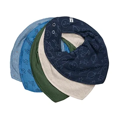 Bild av Pippi made with love 5PACK Haklapp för barn, Storlek: One Size, Ashley blue
