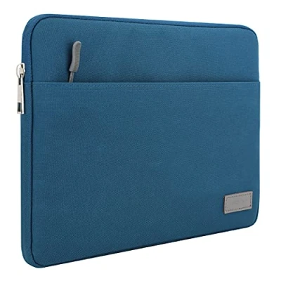 Bild av MoKo 9 11 inch Tablet Sleeve Bag Carrying Case Fits New iPad Pro M4/iPad Air M2 2024, 5/4/3th 10.9/10.5, M2,iPad 10th 10.9, 9/8/7th Gen 10.2,Tab S8/S9 11,Peacock Blue
