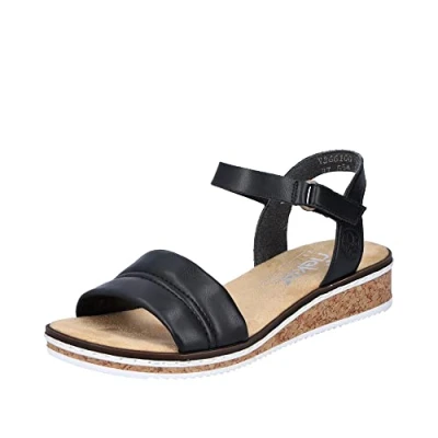 Bild av Rieker Damer V3661 sandal, svart, 41 EU