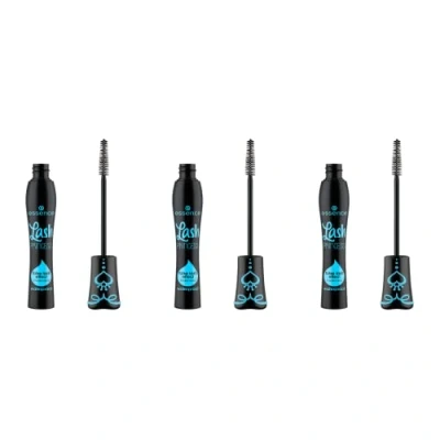 Bild av essence lash PRINCESS falska effekt mascara vattentät, svart, vegansk, utan mikroplastiska partiklar, nanopartiklar fri, 3 pack (3 x 12 ml)