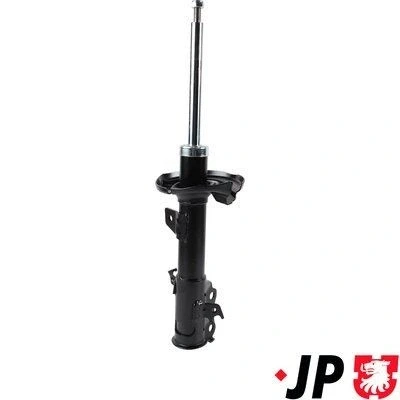 Bild av JP GROUP 1542104470 Amortisseur Essieu avant gauche Pression de gaz Système bitube Jambe suspension Goujon en haut FORD: FIESTA 6, 6 Van
