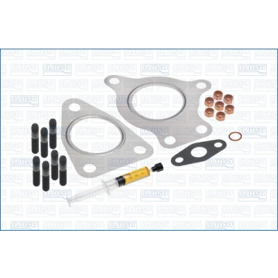 Bild av AJUSA JTC11237 Kit de montage, compresseur with studs, syringe oil avec joints instructions montage RENAULT: ESPACE 4, 3